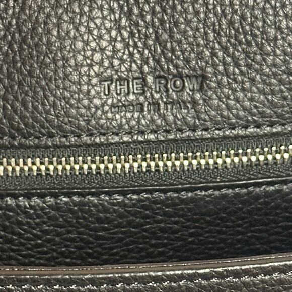 The Row Sideby Crossbody Bag Black Pebbled Leather Authentic Rare - Picture 2 of 16